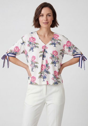Usha - Blusa en blanco: frente