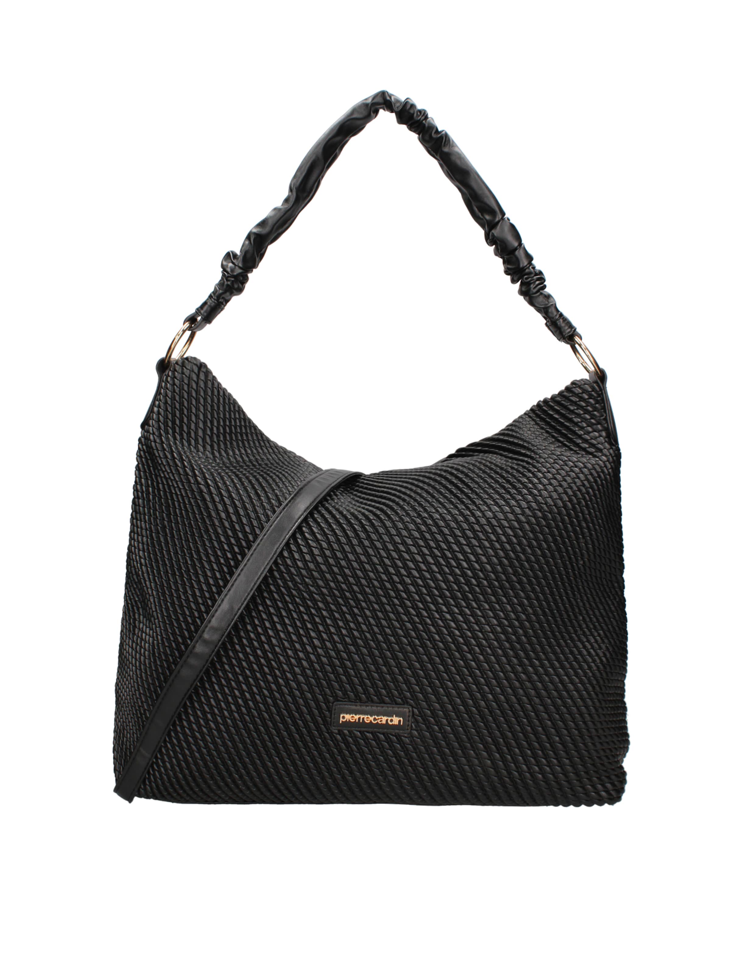 PIERRE CARDIN Schultertasche in Schwarz: Vorderseite