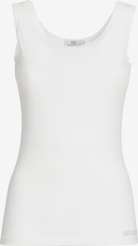 Influencer Top in White: front