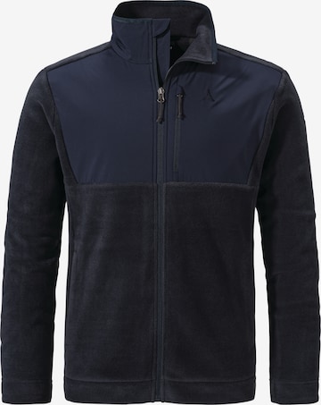 Veste en polaire fonctionnelle Schöffel en bleu : devant