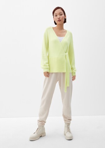 Cardigan s.Oliver en vert