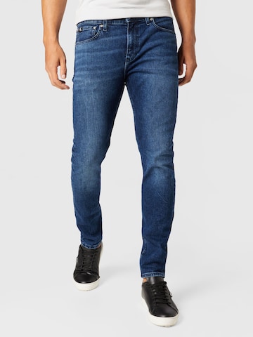 Calvin Klein Jeans Jeansy w kolorze niebieski: przód