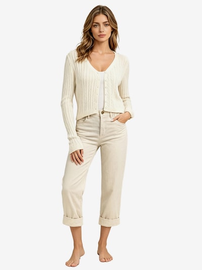 KoJooin Pants 'Lässige Damenhose mit geradem Bein, bequeme lange Hose, vielseitiger Stil für jeden Tag' in 42/Regular in Apricot, Item view