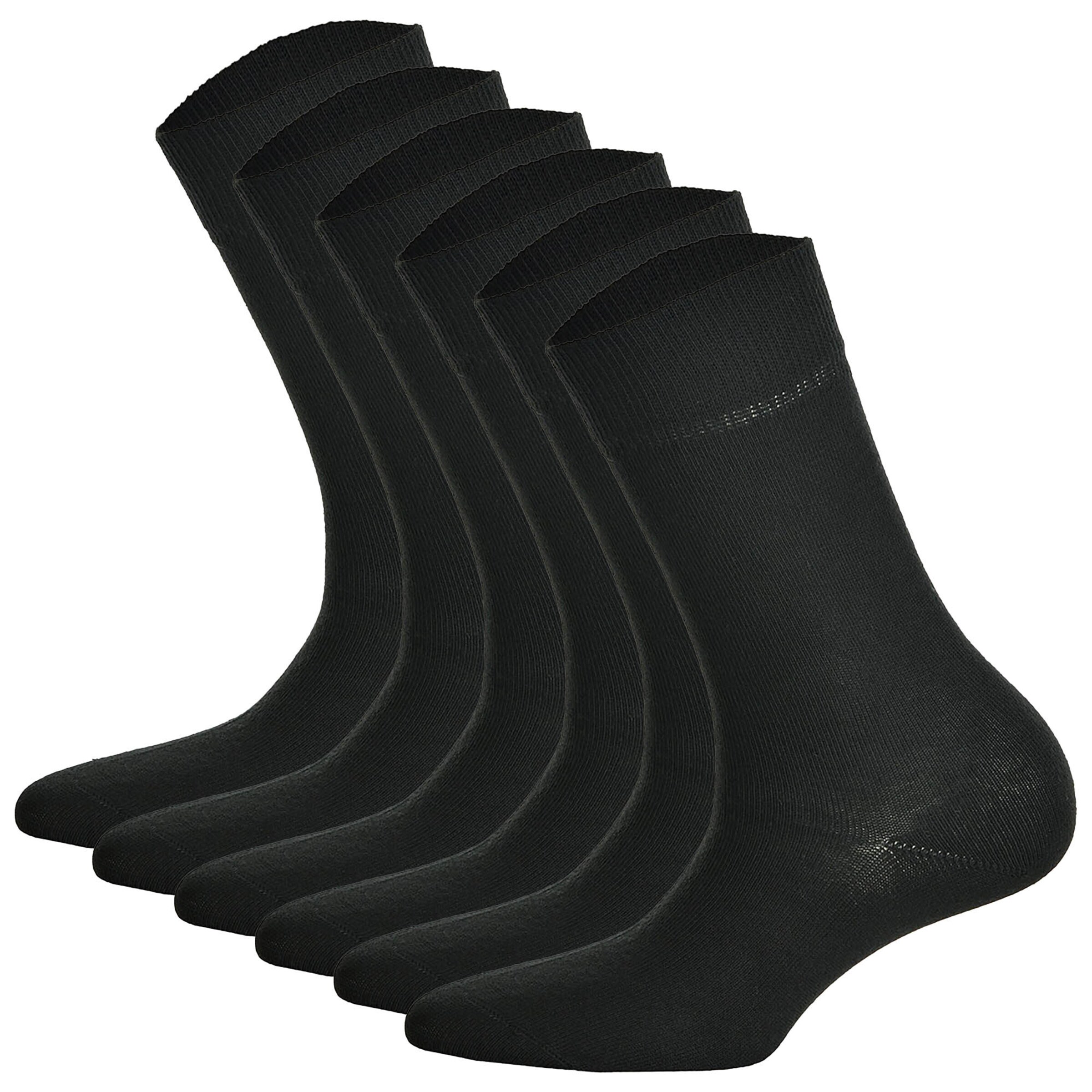 Hudson Socken in Schwarz: Vorderseite