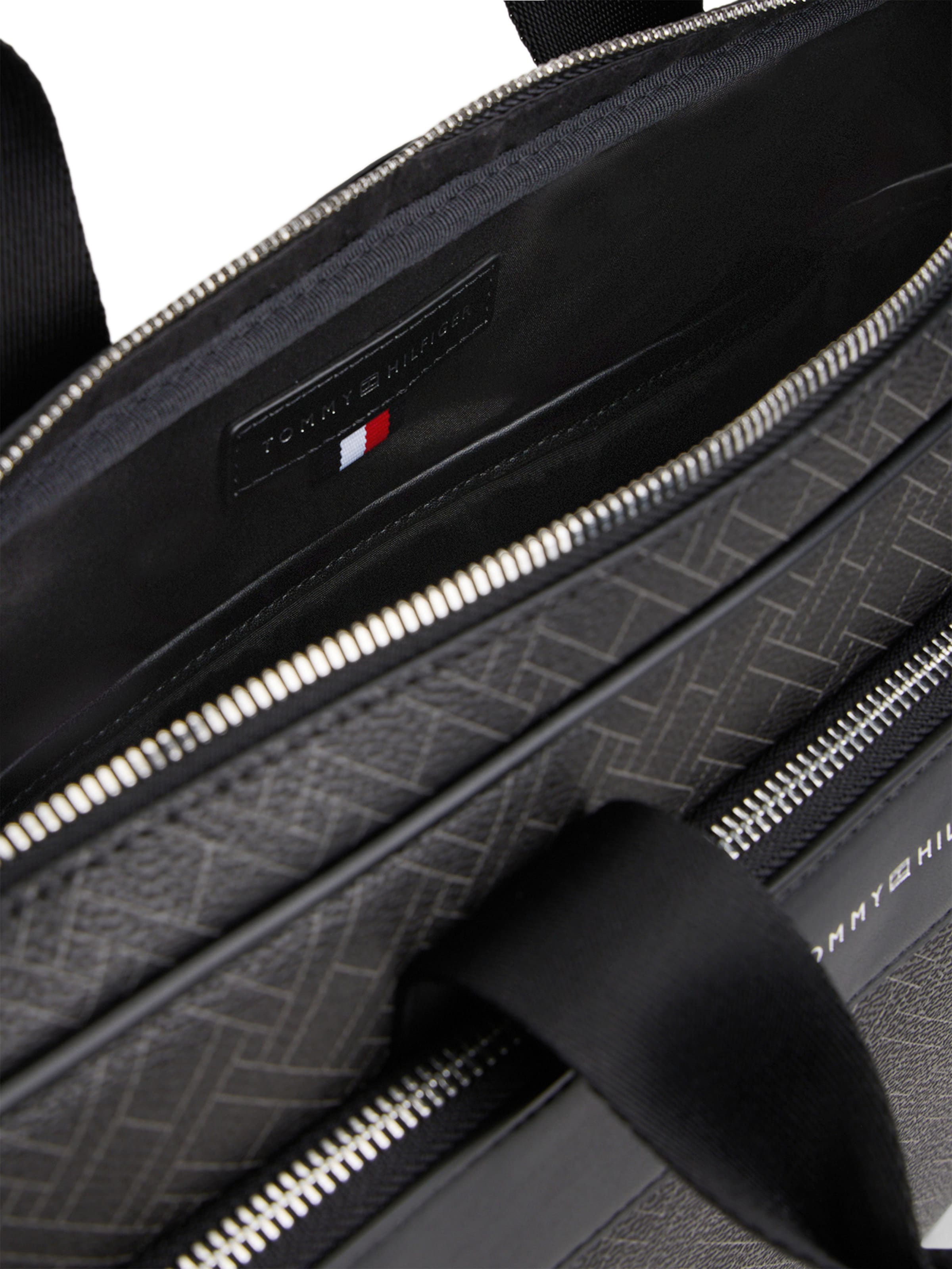 TOMMY HILFIGER Torbe za prenosnik | črna barva