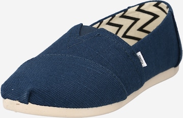 TOMS Espadrilles 'ALPARGATA' in Blauw: voorkant