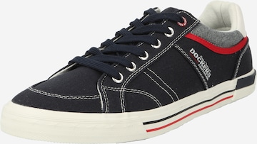 Sneaker bassa di Dockers by Gerli in blu: frontale