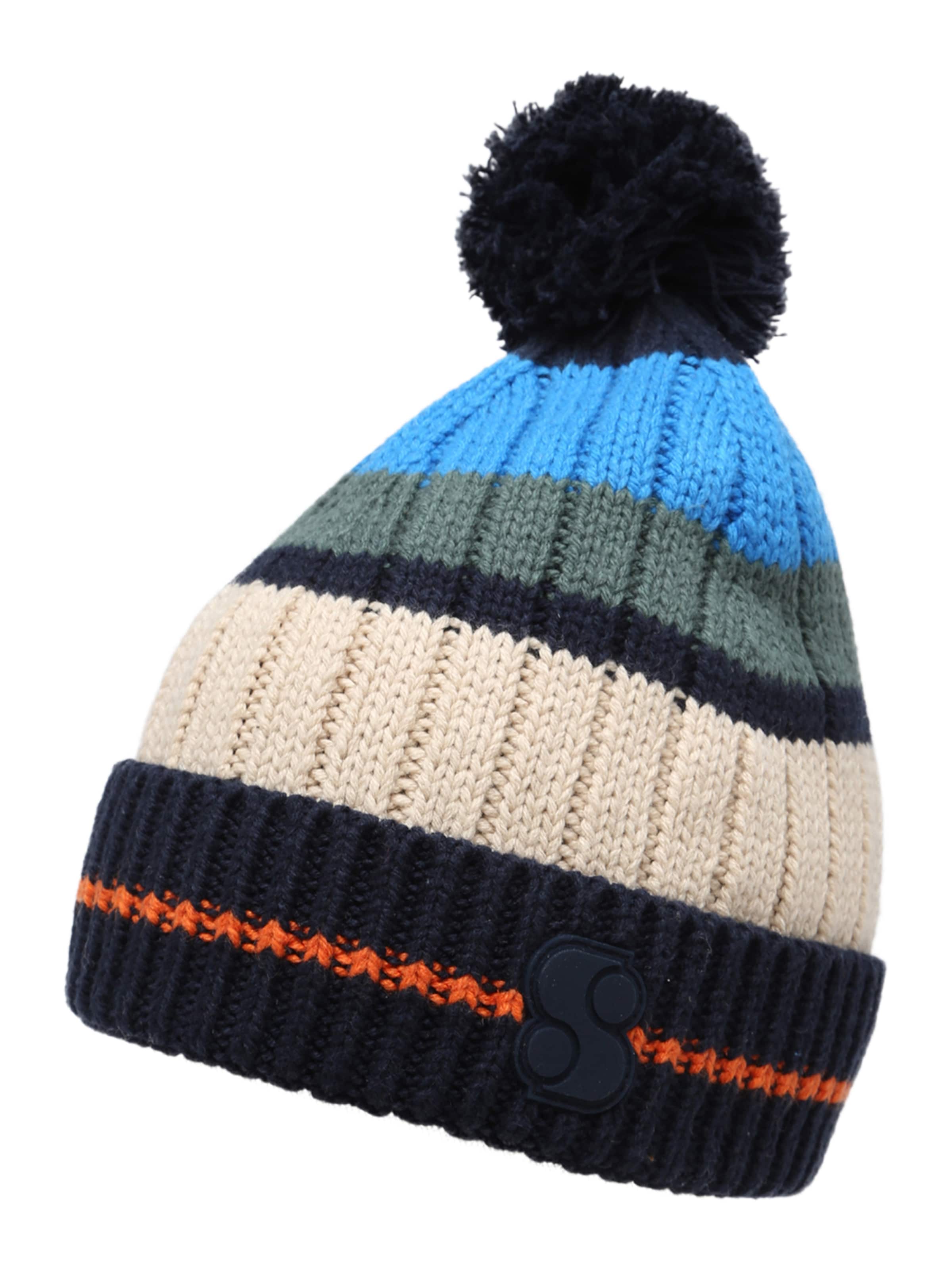 Căciulă de la s.Oliver pe albastru: față