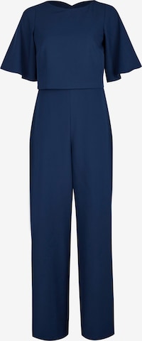 KLEO Jumpsuit in Blauw: voorkant