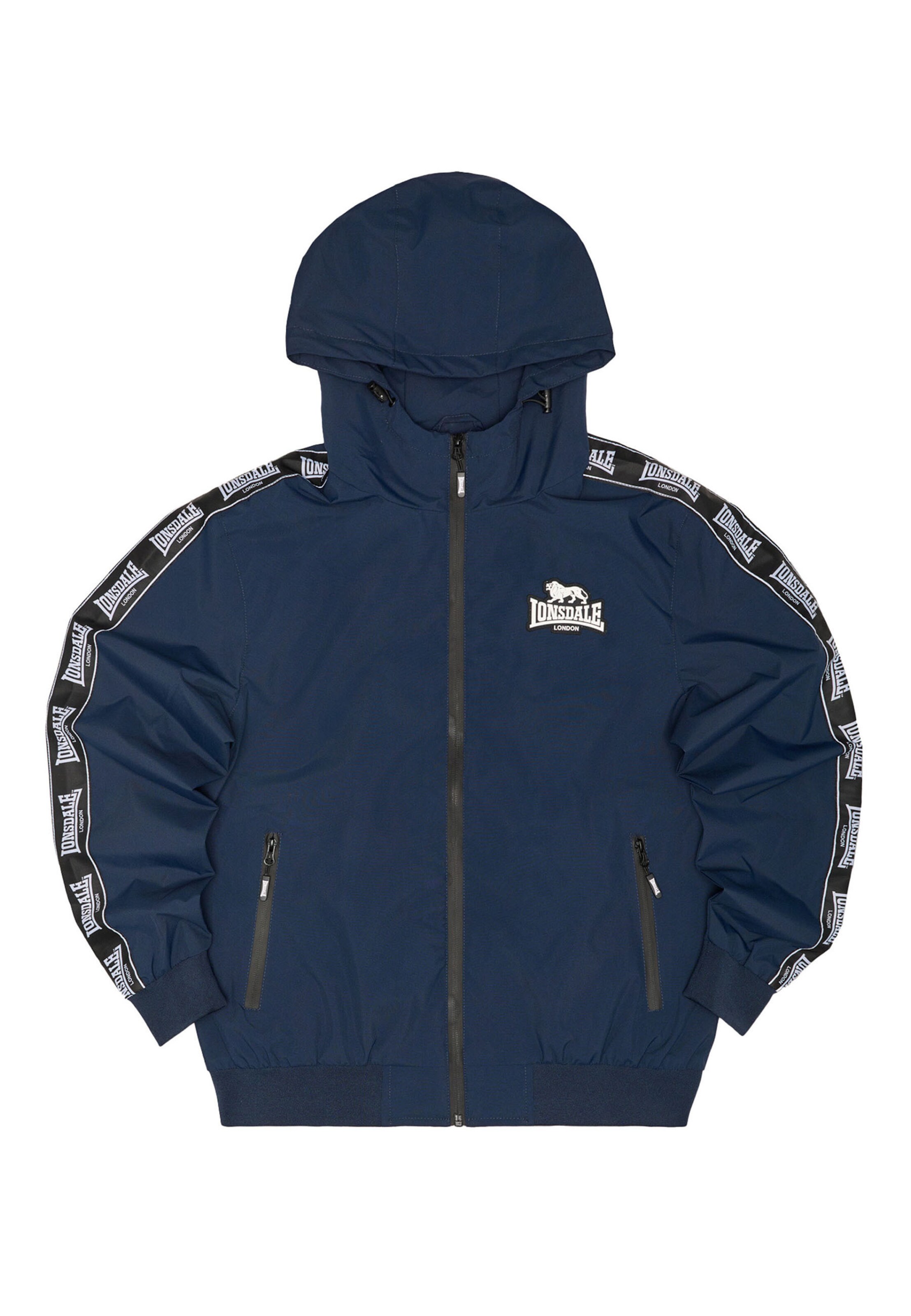 LONSDALE Trui 'OUSTON' in Blauw: voorkant