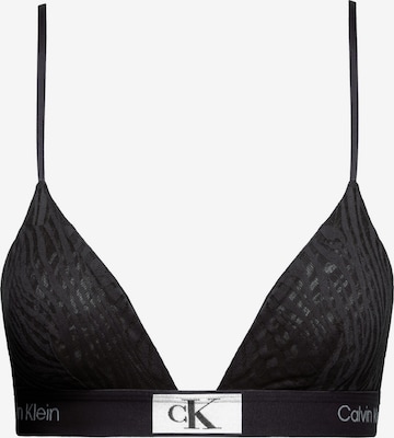 Calvin Klein Underwear Kolmnurk Rinnahoidja, värv must: eest vaates