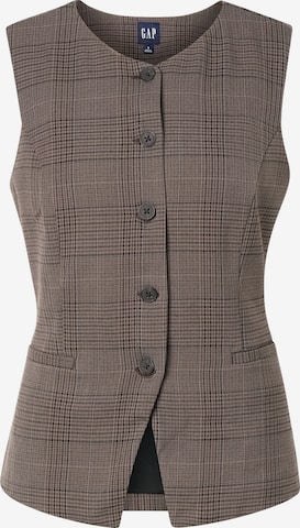 GAP - Chaleco para traje en marrón: frente