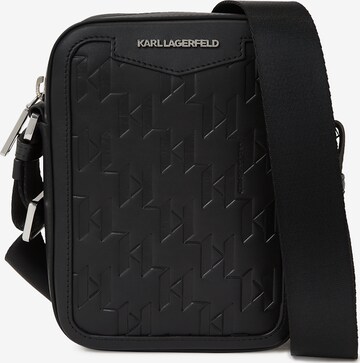 Sac à bandoulière Karl Lagerfeld en noir : devant