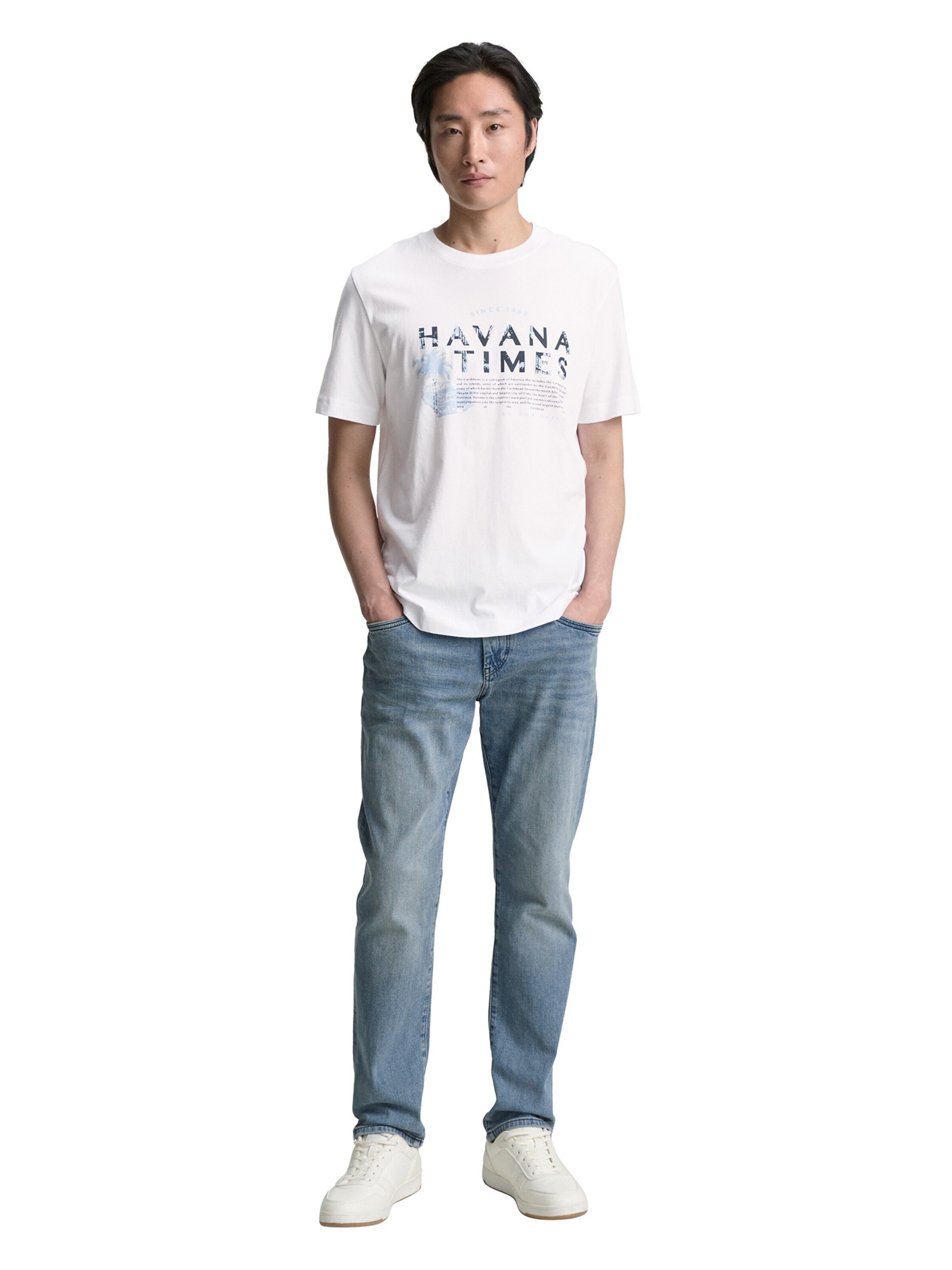 TOM TAILOR - Camiseta en blanco