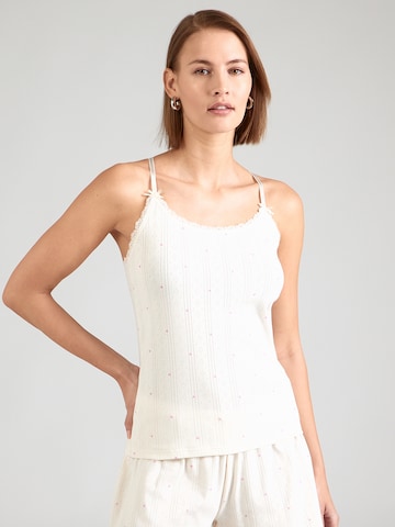 Hunkemöller Majica za spanje | bež barva: sprednja stran