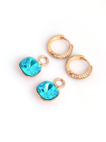 Secret Stones Earrings '2in1 perfect earrings' in Blue