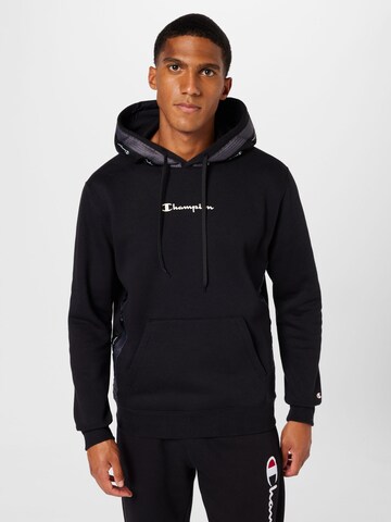 Champion Authentic Athletic Apparel - Sweatshirt de desporto em preto: frente