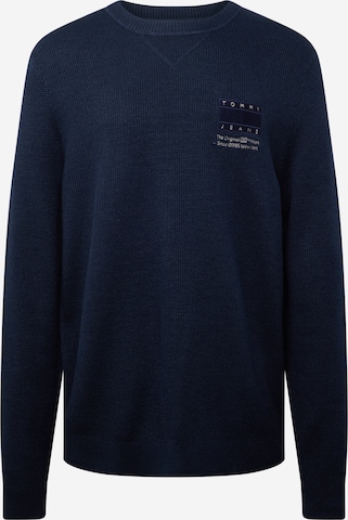 Pull-over Tommy Jeans en bleu : devant