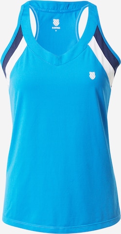 K-Swiss Performance Sports Top in Blue: front