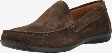 Chaussure basse IMAC en marron : devant