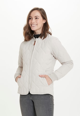 Weather Report Athletic Jacket 'Piper' in White: front