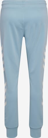 Effilé Pantalon de sport 'Legacy' Hummel en bleu