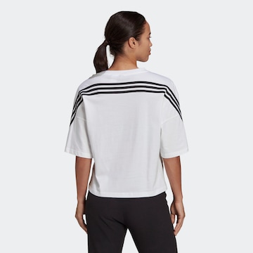 ADIDAS SPORTSWEAR - Camisa funcionais 'Future Icons 3-Stripes' em branco