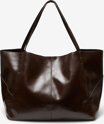 VERO MODA Shopper táska - barna: elől