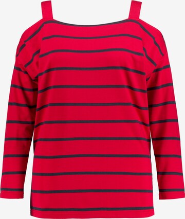 Ulla Popken Sweatshirt in Rot: predná strana