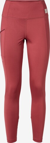 VAUDE Slim fit Outdoor Pants 'W Essential  TH' in Red: front