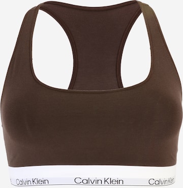 Calvin Klein UnderwearGrudnjak - smeđa boja: prednji dio