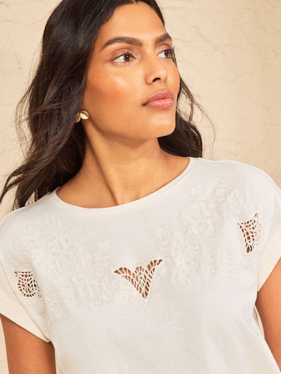 Tricou pe 5XL love & roses pe alb coajă de ou, Vizualizare produs