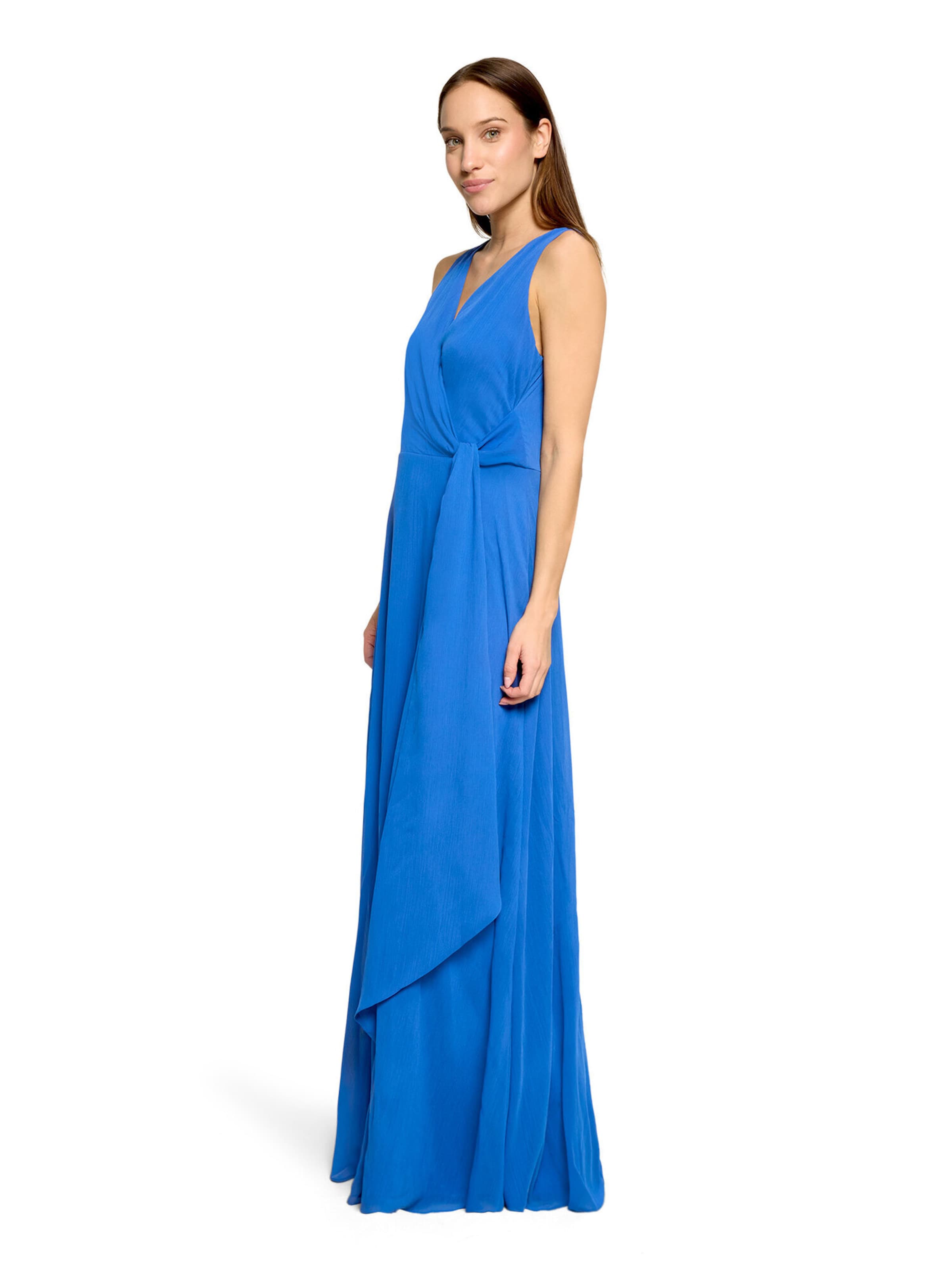 Vera Mont Abendkleid mit Volant in Blau