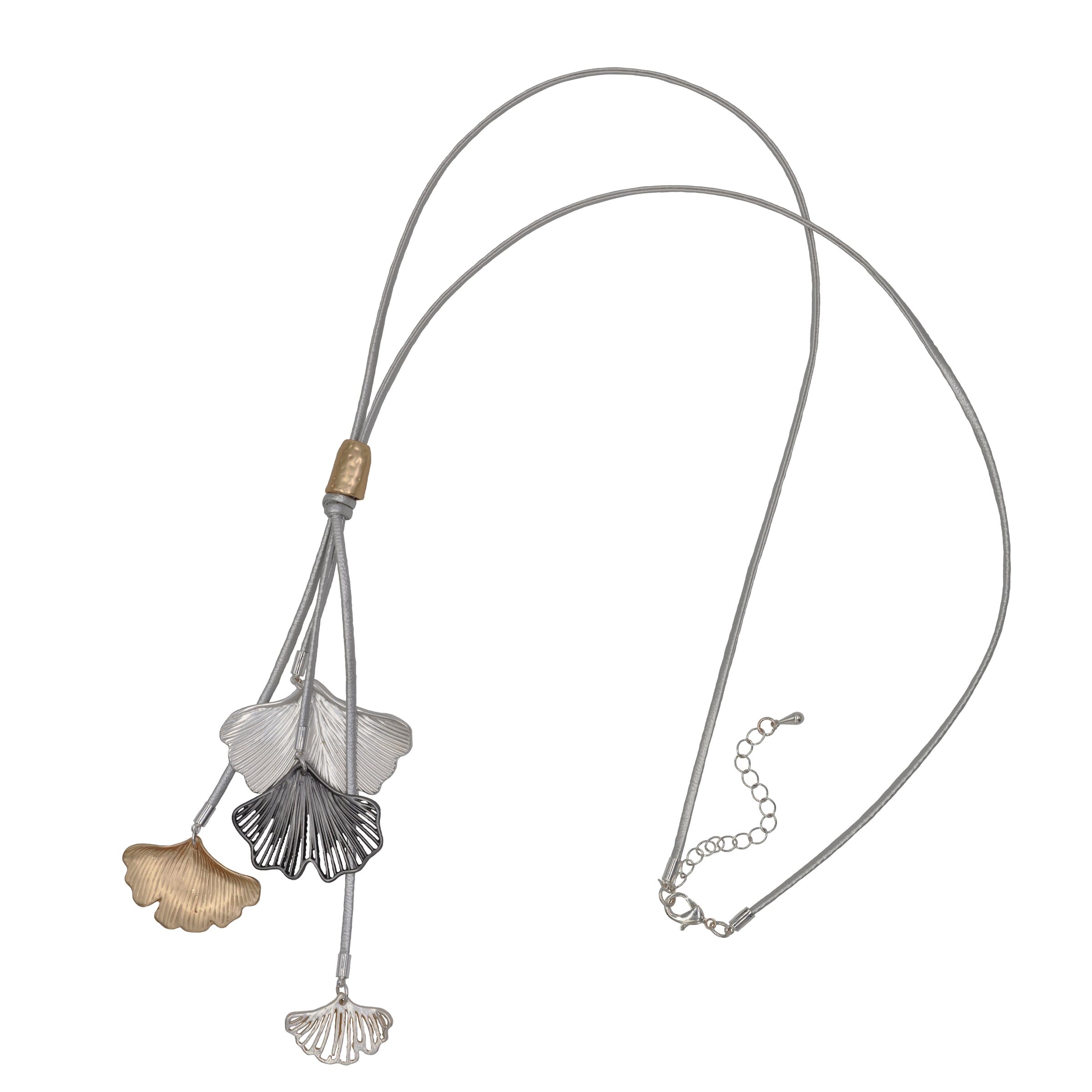 FIRETTI Kette in gold / silbergrau / silber, Produktansicht