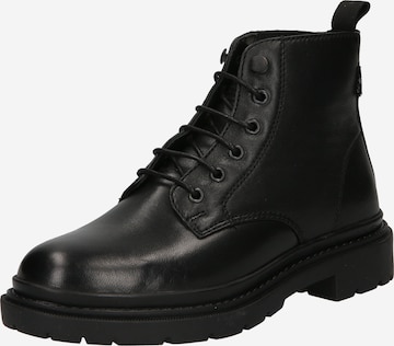 LEVI'S Lace-Up Ankle Boots in Black: front
