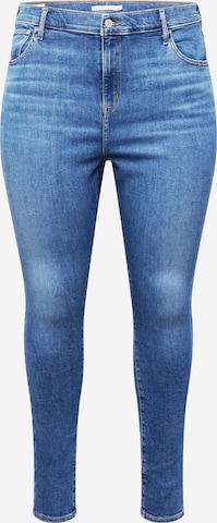Levi's® Plus Skinny Jeans '720™ High Rise Super Skinny' in Blau: predná strana