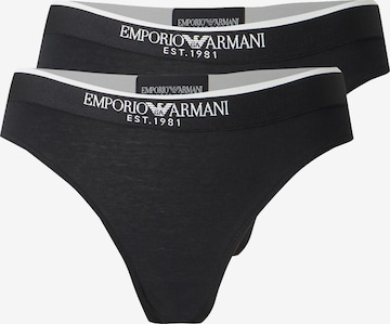Slip Emporio Armani en noir : devant