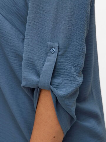 Vero Moda Curve Bluse 'ELVA' in Blau