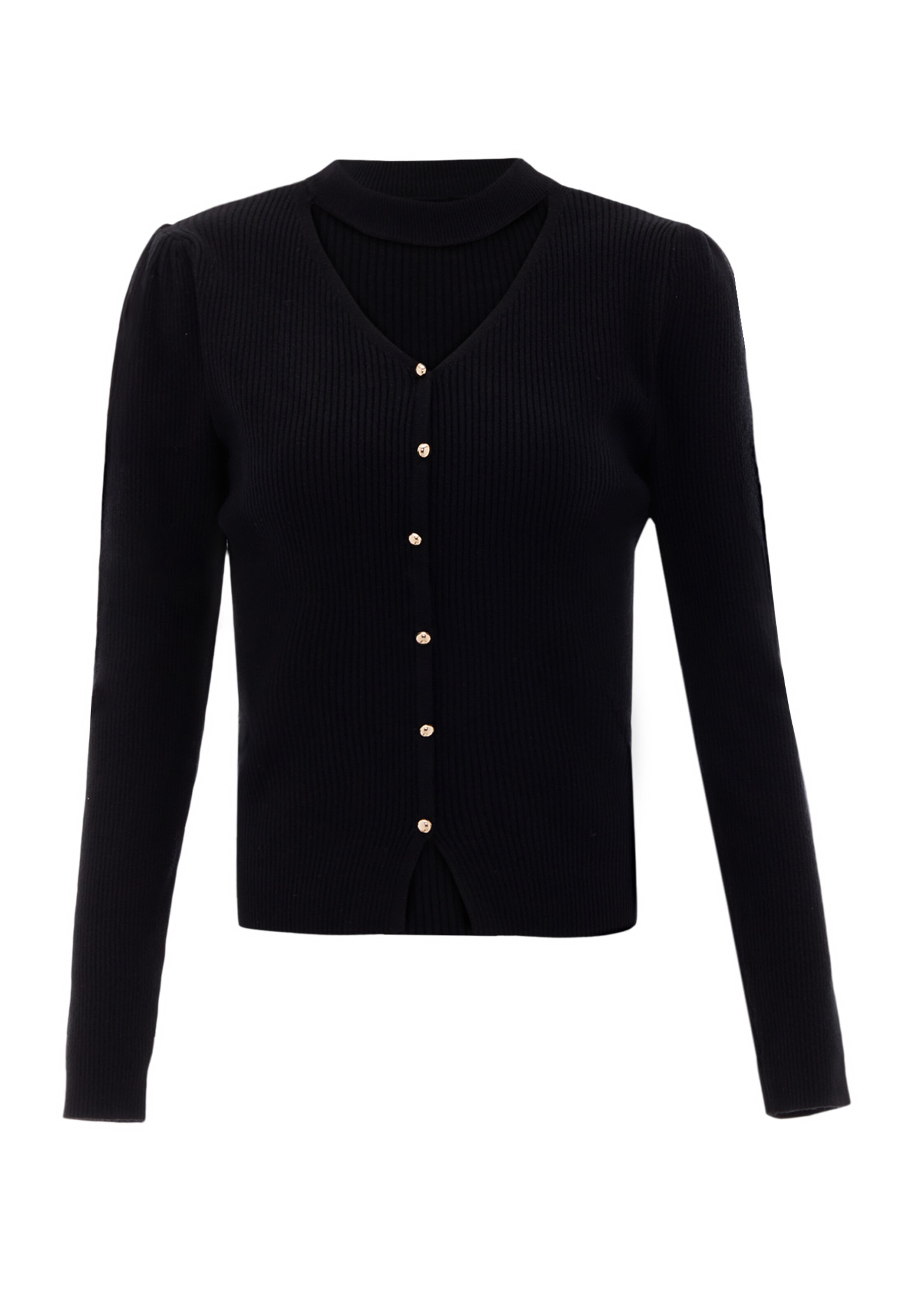 NAEMI Pullover in Schwarz: Vorderseite