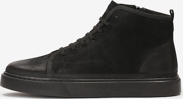 Kazar Lace-Up Shoes in Black: front