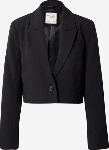 Abercrombie & Fitch - Blazer en negro: frente