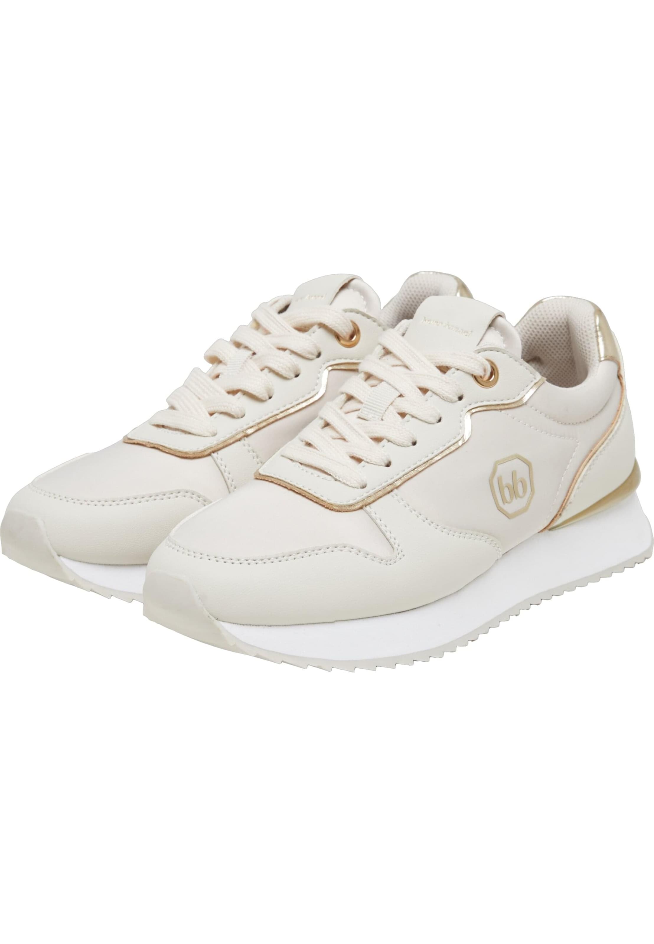 Bruno Banani Ниски маратонки 'Mad' в бяло