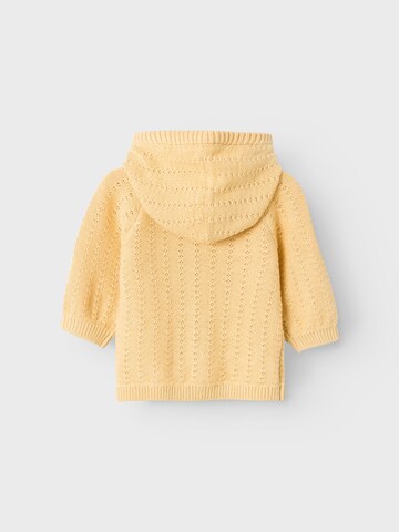 NAME IT Knit Cardigan in Yellow