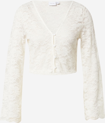 Cardigan 'JASMIN' VILA en blanc : devant