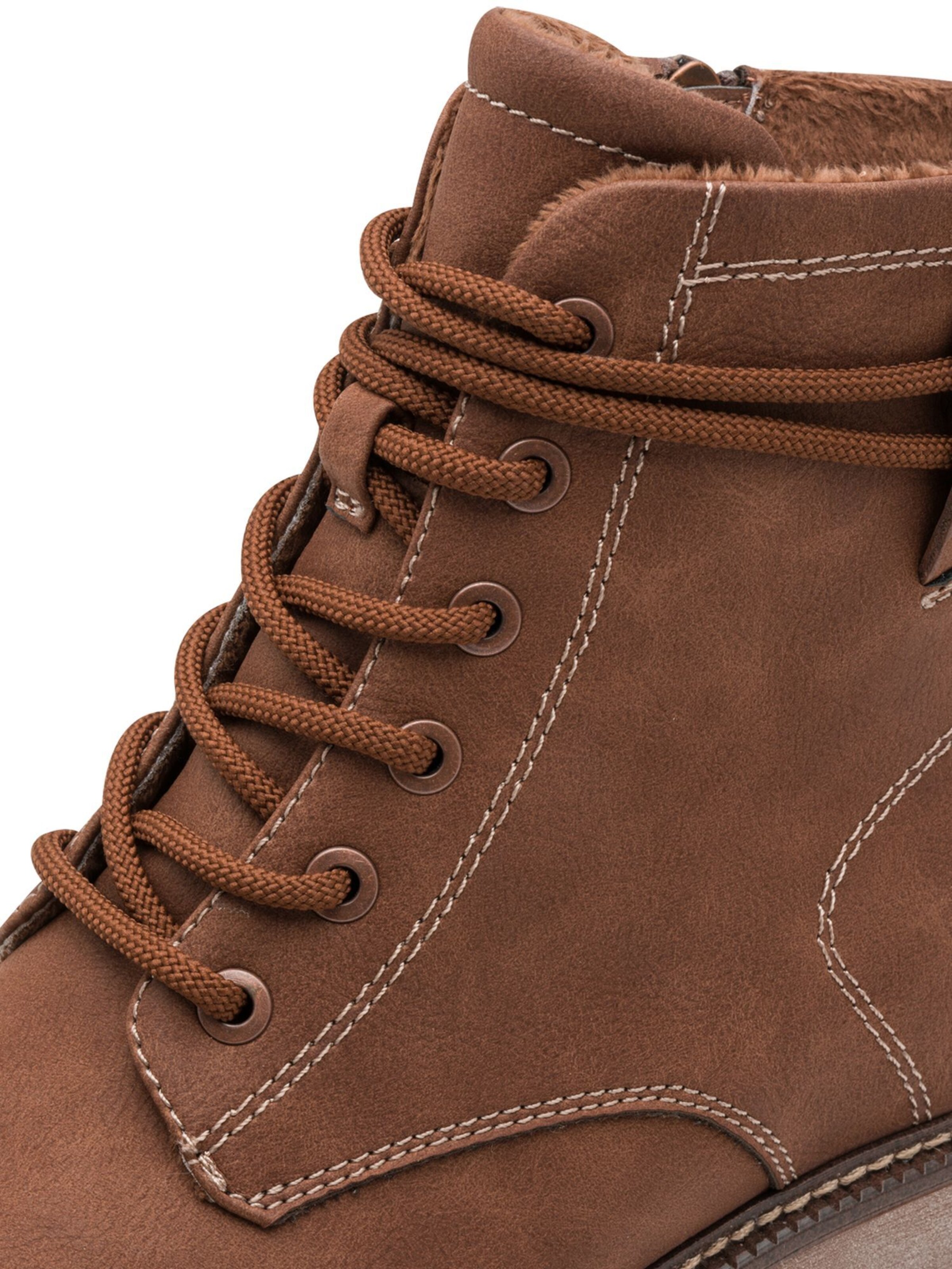 Bottines à lacets Tamaris en marron