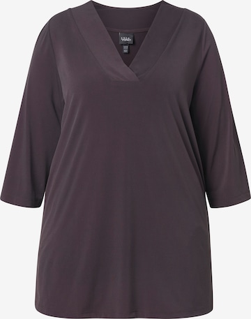 T-shirt Ulla Popken en marron : devant