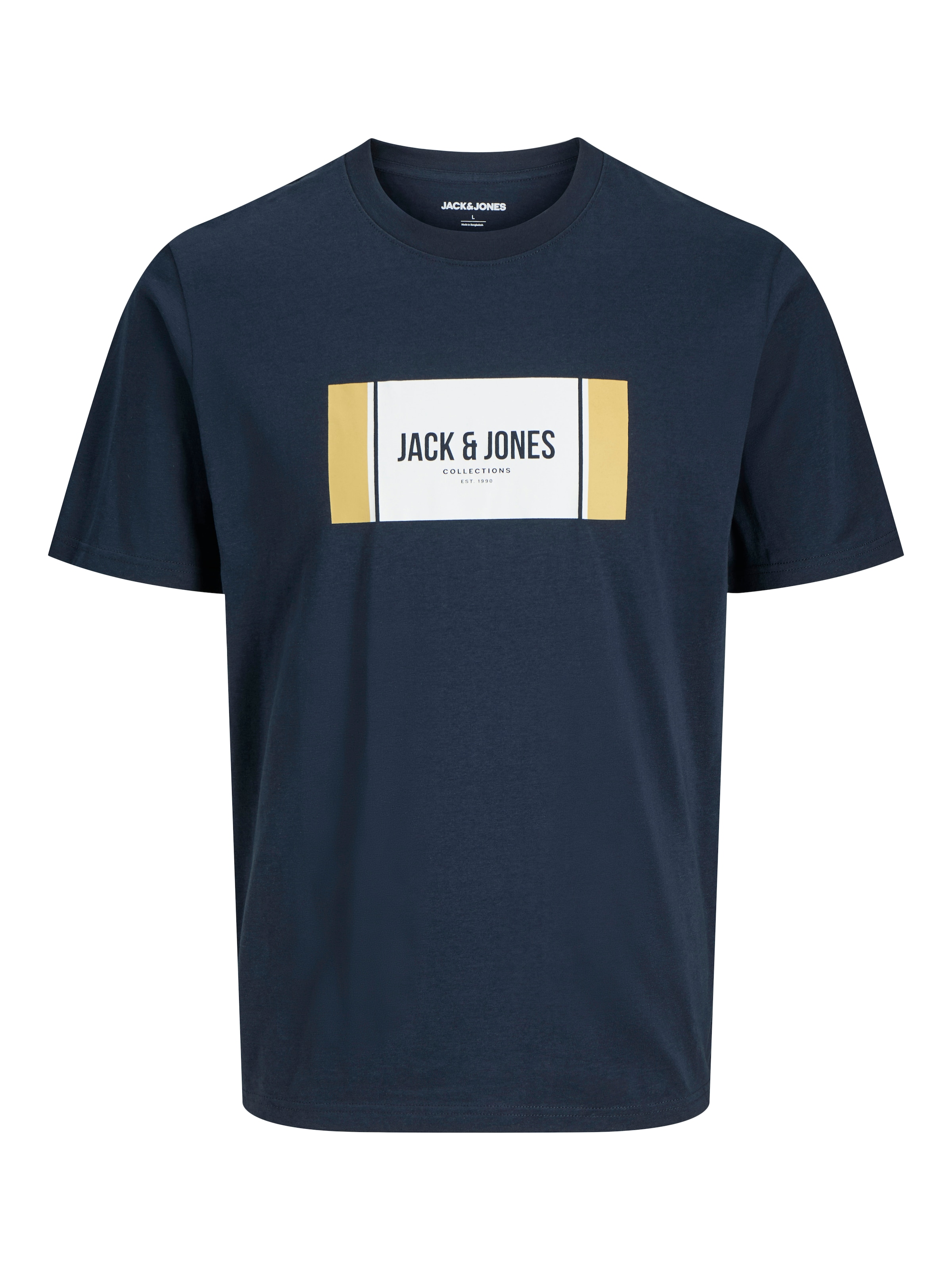 JACK & JONES Футболка 'JJHAYATO' в Синий: спереди