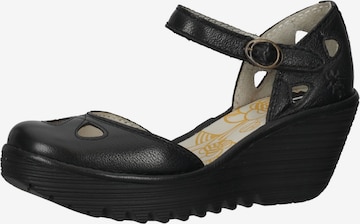 FLY LONDON Sandals in Black: front