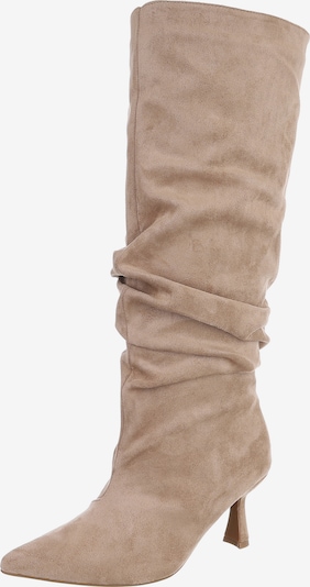 Ital-Design Stiefel in hellbraun, Produktansicht