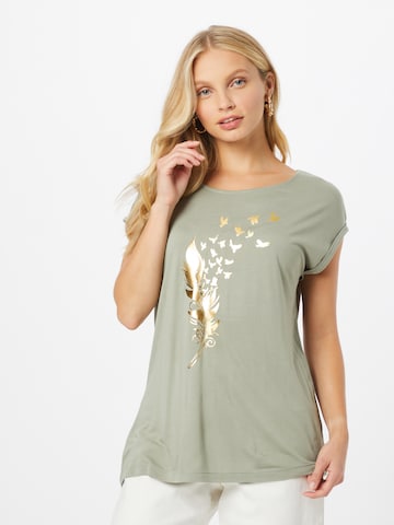 ABOUT YOU Shirt 'Silke' in Groen: voorkant